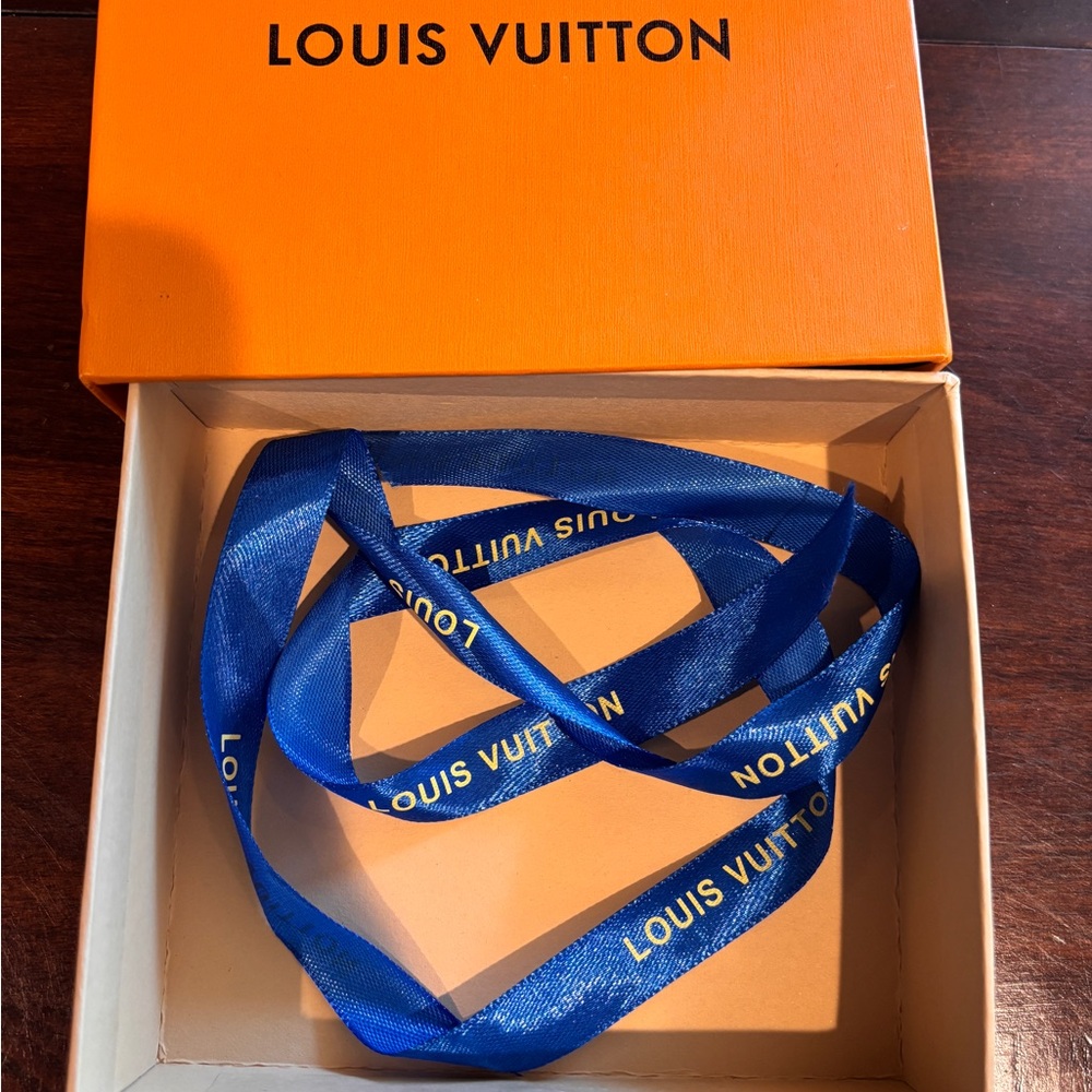 Louis Vuitton Box with blue ribbon